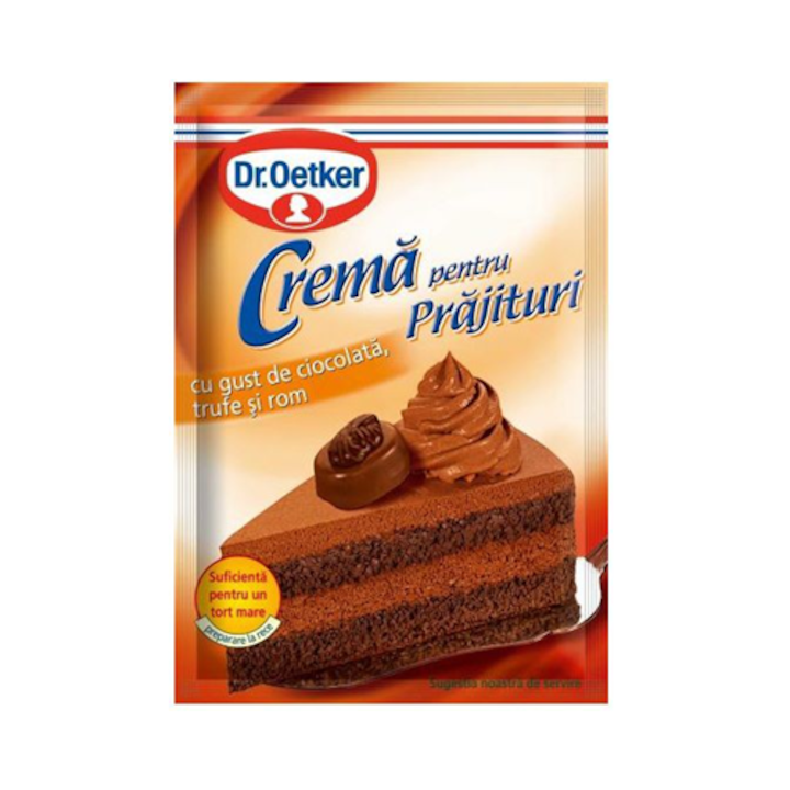 Mix Crema cu Gust de Ciocolata & Trufe & Rom Dr. Oetker 3 x 57 g