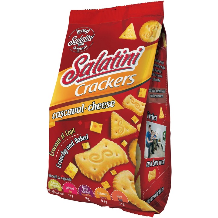Biscuiti Salatini cu cascaval, 370g