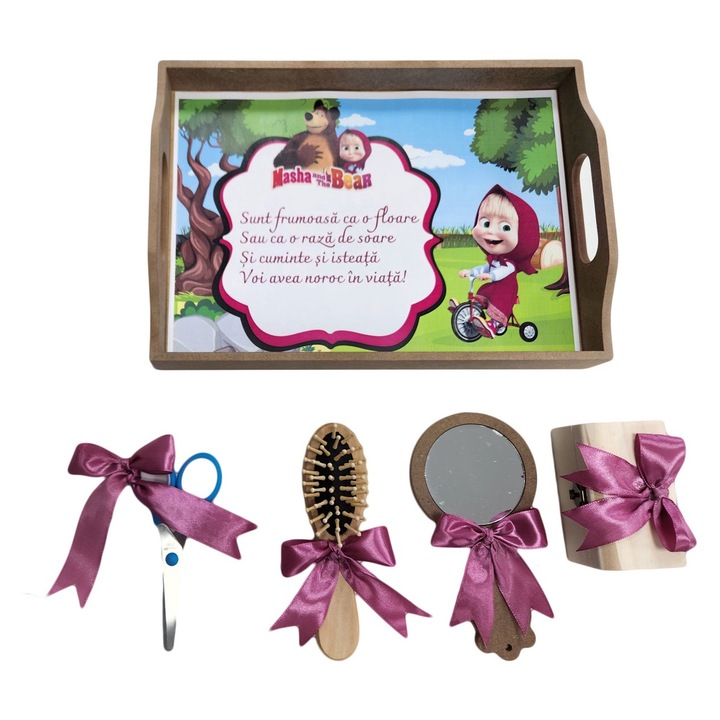 Tavita mot fetite, set 5 piese, Masha