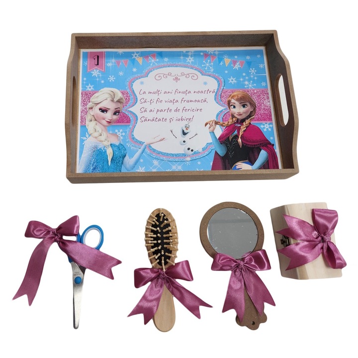 Tavita mot fetite, set 5 piese, Frozen