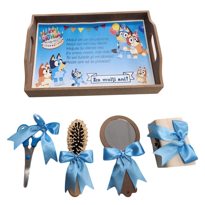 Tavita mot, set 5 piese, Blue