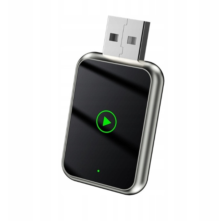 Dasoke CarPlay/Android autós vezeték nélküli adapter, USB-C, 5.0GHz, 52x29x8mm, felhasználói kézikönyvvel együtt