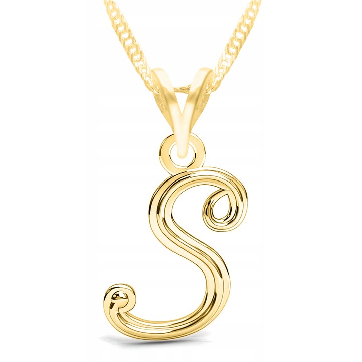 Colier, Larezo, Argint 925, Lungime 42 cm + 3 cm, Pandantiv 1.4 cm, Cristale, Ambalaj Premium Pentru Bijuterii, Argintiu