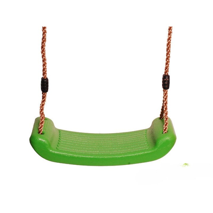 Leagan copii Bello Giardino, pe tavan, 50 Kg, scaun plastic verde