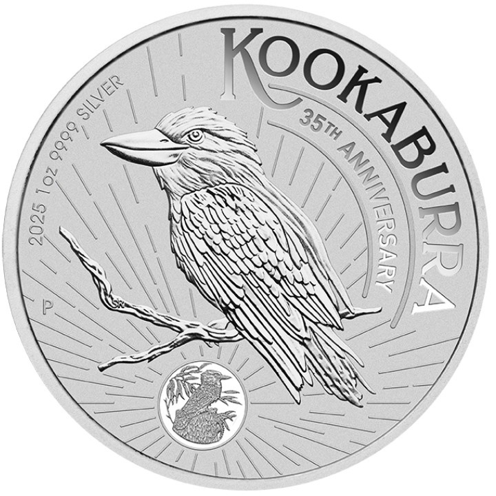 Moneda Argint Kookaburra 2025, 1 Oz, 31.1 g, puritate 999