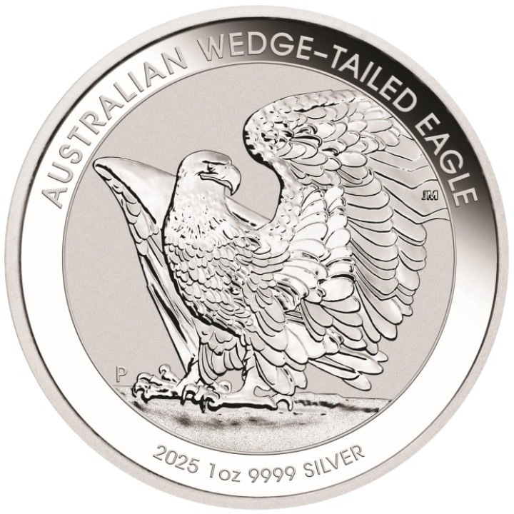 Moneda Argint Australian Wedge-Tailed Eagle 2025, 1 Oz, 31.1 g, puritate 999