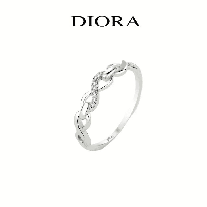 Inel Diora cu Simbol Infinit, din Argint, marimea 7