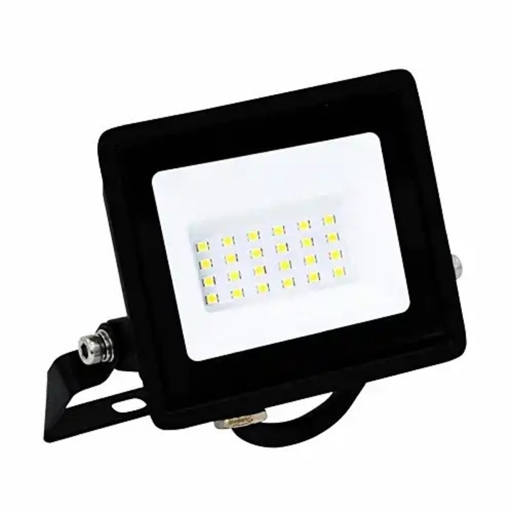 Proiector LED, negru, 30W, lumina rece, 6500k, metal, IP65, 220-240V, 164x139x29mm, LED CONCEPT