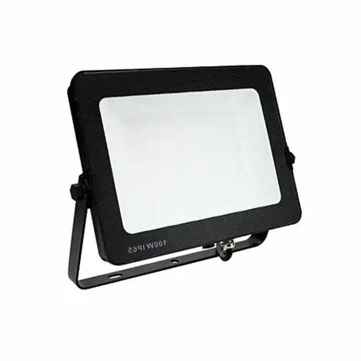 Proiector LED cu 3 tipuri de lumina (calda/naturala/rece), negru, 50W, aluminiu, IP65, 220-240V, LED CONCEPT