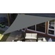 Prelata/Copertina de soare triunghiulara VarioShop®, impermeabila, cu protectie UV, pentru gradina, terasa, piscina si camping, material rezistent, 4x4x4m, gri