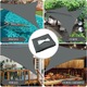 Prelata/Copertina de soare triunghiulara VarioShop®, impermeabila, cu protectie UV, pentru gradina, terasa, piscina si camping, material rezistent, 4x4x4m, gri