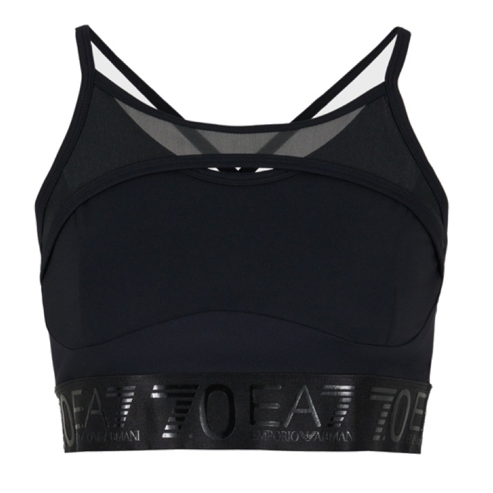 Bustiera EA7 pentru Femei, w top, 3DTH62-TJKLZ-1200, M INTL, Negru