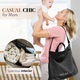 Geanta tote din panza, neagra, 44x38x14cm, pentru umar si crossbody
