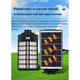 Solar Street Light LED 1600W, fotovoltaikus panel, mozgásérzékelő, távirányító, IP67, automatikus kültéri világítás