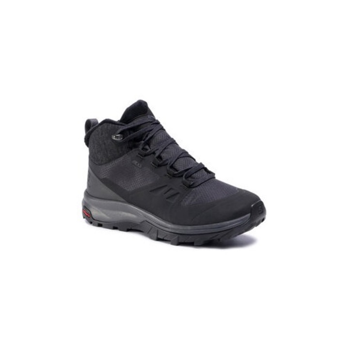Bocanci trekking dama Salomon, 207228566, Sintetic, 37 1/3 EU, Negru