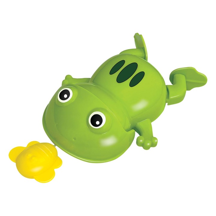 Fürdőjáték béka méhpel 13cm