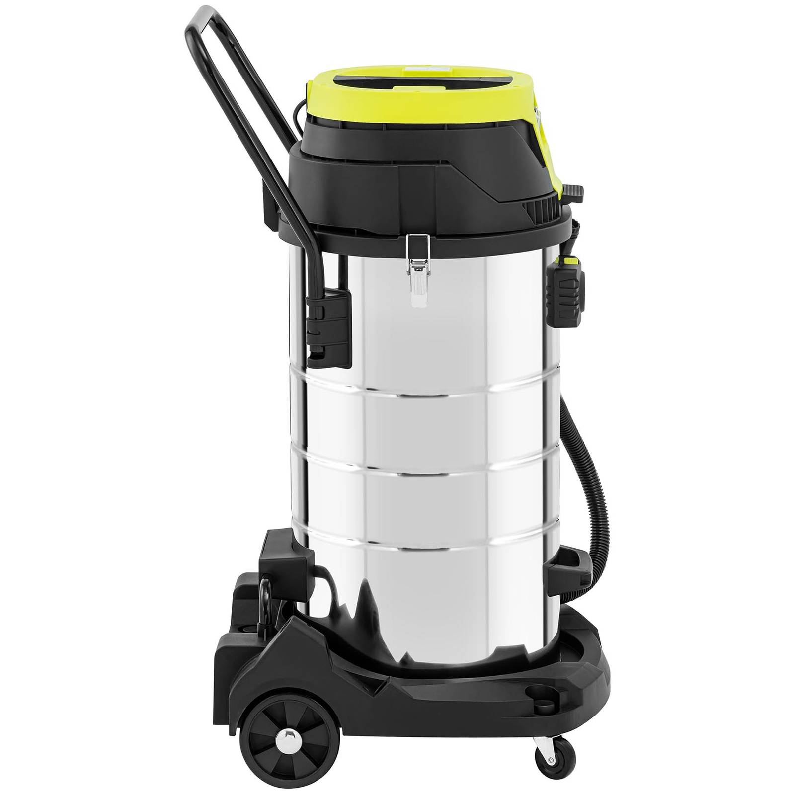 Aspirator industrial FLOORCLEAN 100VO PRO, 3000 W, 100 l, negru, cu 4 roti
