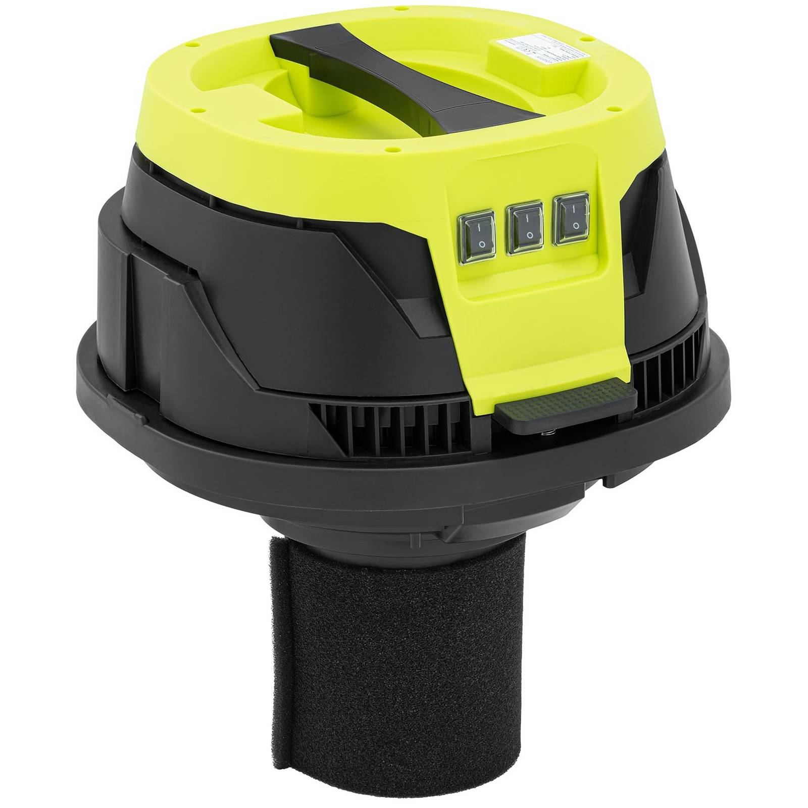Aspirator industrial FLOORCLEAN 100VO PRO, 3000 W, 100 l, negru, cu 4 roti