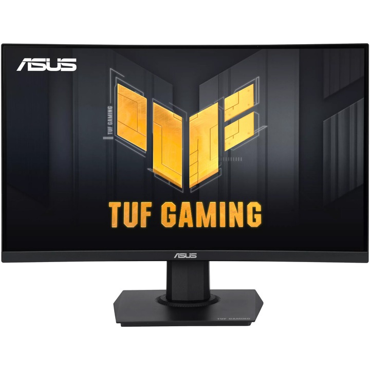 ASUS TUF Gaming VG24VQER játékmonitor – 24 hüvelykes (23,6 hüvelykes látható), Full HD, ívelt, 180 Hz, ELMB SYNC, FreeSync, 1 ms MPRT, DisplayWidget Center