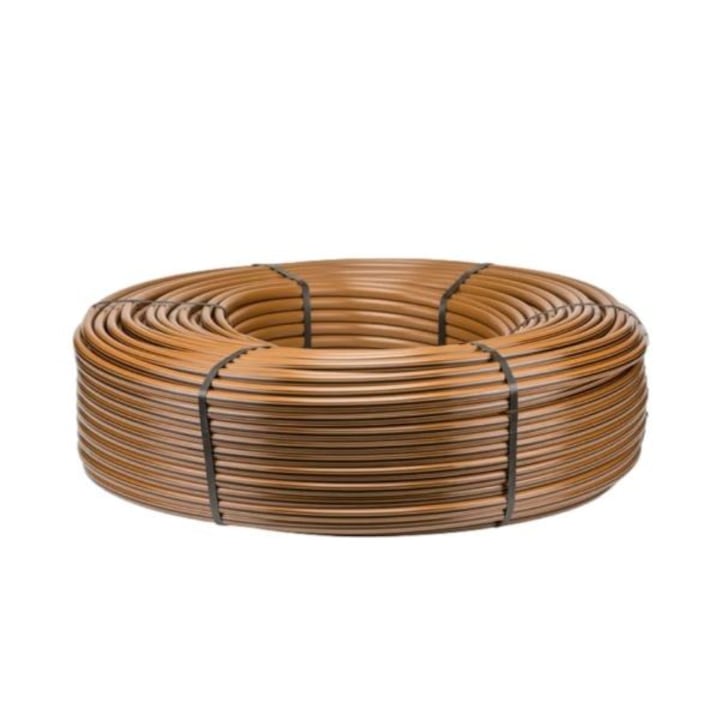 Над/подземна капкова тръба с медна вложка HDL-COP 2,1 l/h S30cm, 100 ml ролка