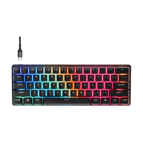 SteelSeries ミニサイズ Apex Pro Mini Gen 3 Tastatura Gaming Mecanica SteelSeries Apex Pro Mini Gen 3, US