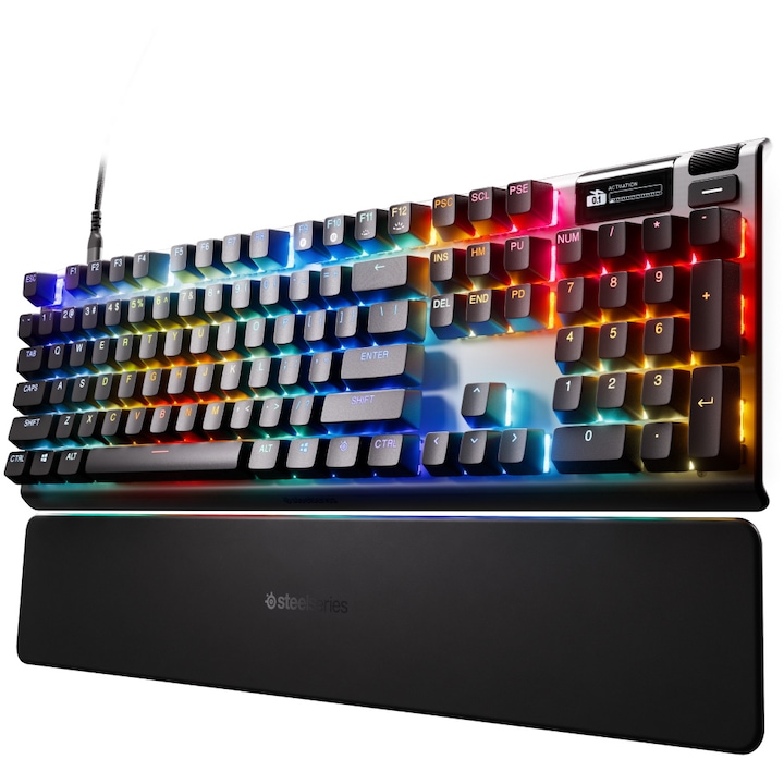 Tastatura Gaming Mecanica SteelSeries Apex Pro Gen 3, Omnipoint 3.0, negru