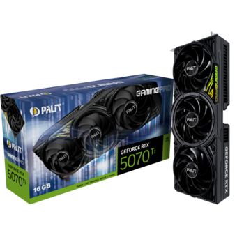 Placa video Palit GeForce RTX 5070 Ti GamingPro 16GB GDDR7 256-bit DLSS 4.0 Placa video Palit GeForce RTX 5070 Ti GamingPro 16GB GDDR7 256-bit DLSS 4.0