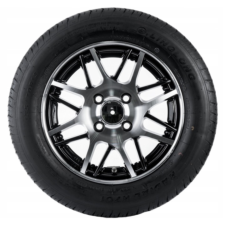 Roata din aluminiu pentru remorci 155/70 R13 4x100 75N Unitrailer