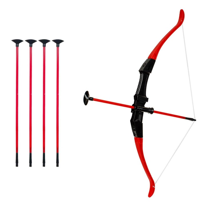 Комплект лък с 5 стрели 63,5 см