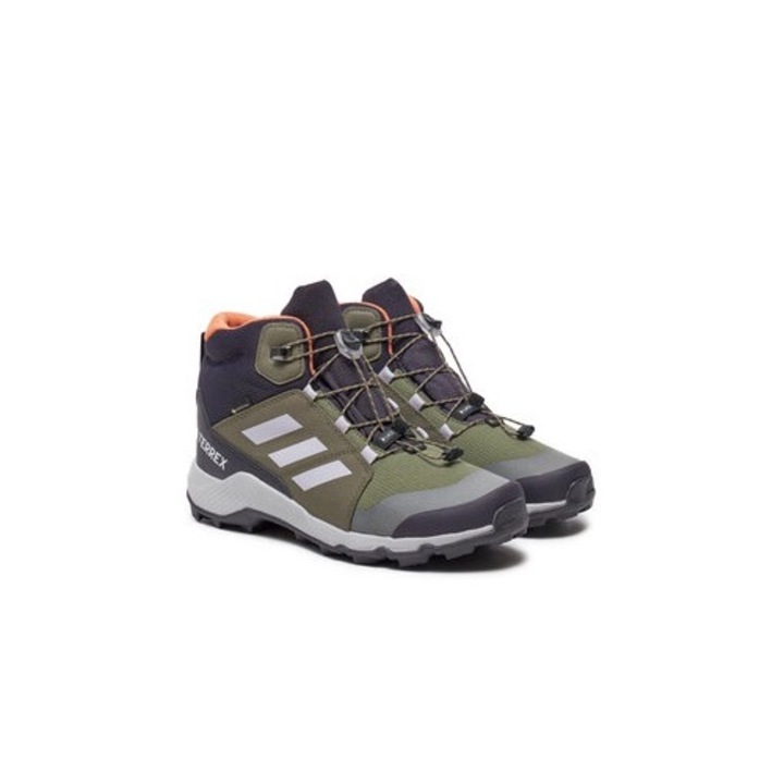 Bocanci trekking barbati Adidas, Textil, Verde, Verde, 36 2/3