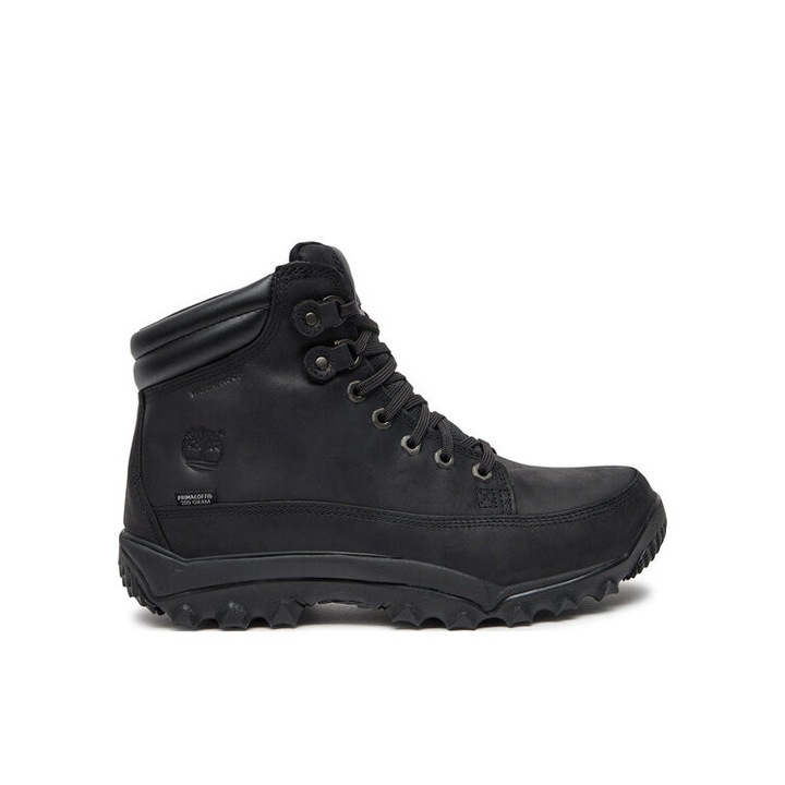 Bocanci trekking barbati Timberland, 304465482, Piele naturala, Negru, Negru, 45.5