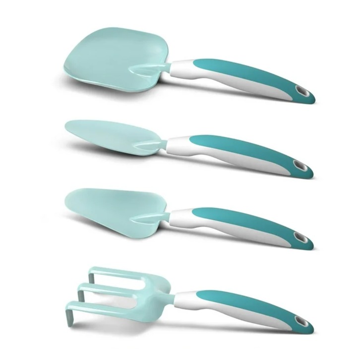 Kertészeti készlet gyerekeknek, türkiz