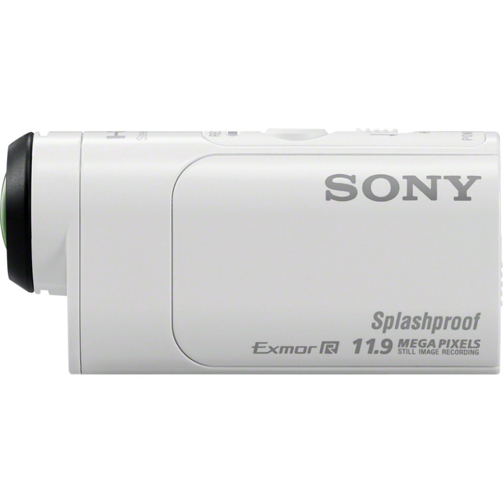 Sony HDRAZ1VW mini sport videokamera, SteadyShot, Wi-Fi, Full HD, Fehér + Sport készlet