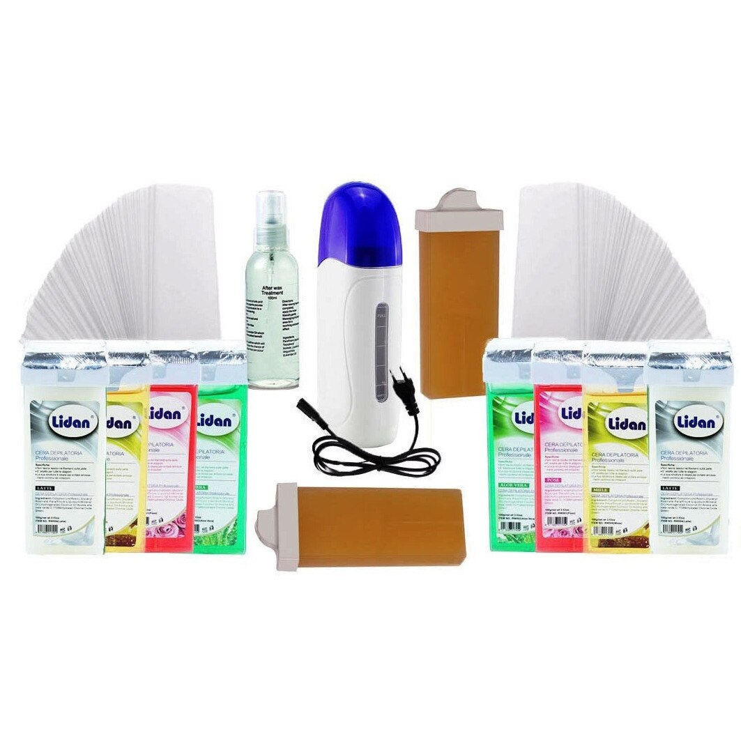 Set Epilare No125 cu Ceara Epilat Roll-on - EVO Incalzitor Albastru