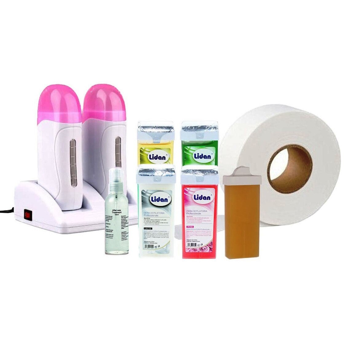Set Epilare No134 cu Ceara Epilat Roll-on - EVO Incalzitor Ceara Dublu