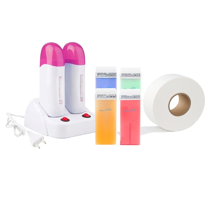 Set Epilare No133 cu Ceara Epilat Roll-on - EVO Incalzitor Ceara Dublu