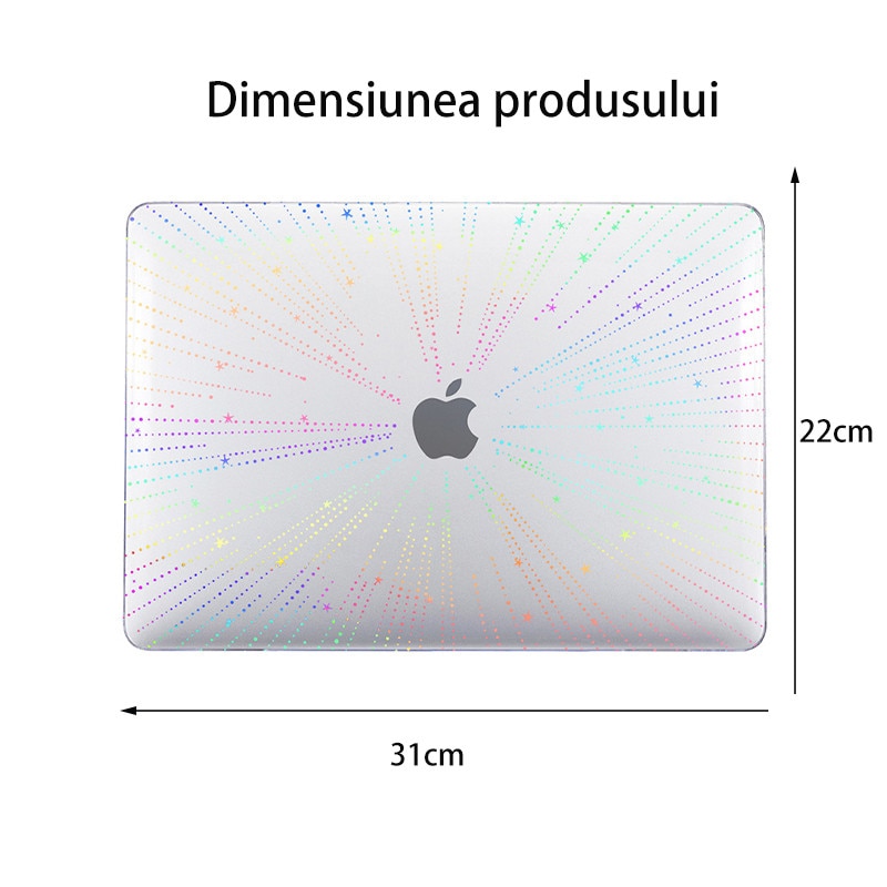 Carcasa pentru MacBook Air 15（15inch） 2023 M4, M3, M2 Hard Shell Frost alb mat, Fudisenn®，Carcasa de cristal pentru computer，Rezistent la cadere, rezistent la apa, rezistent la pete, rezistent la socuri,31×22×1.5cm