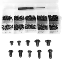 Set 500 Suruburi M2 M2.5 M3, Autocise, Negru, 17.8x10.5x2.3cm