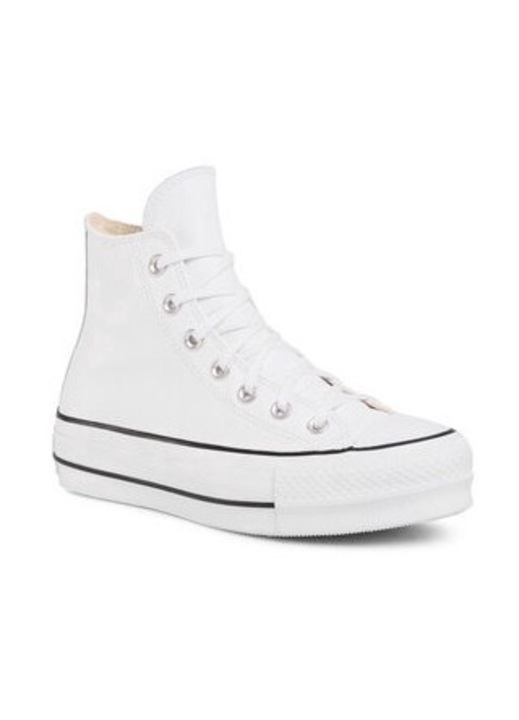 Adidasi Converse Chuck Taylor All Star Lift Leather High, Alb, 41.5