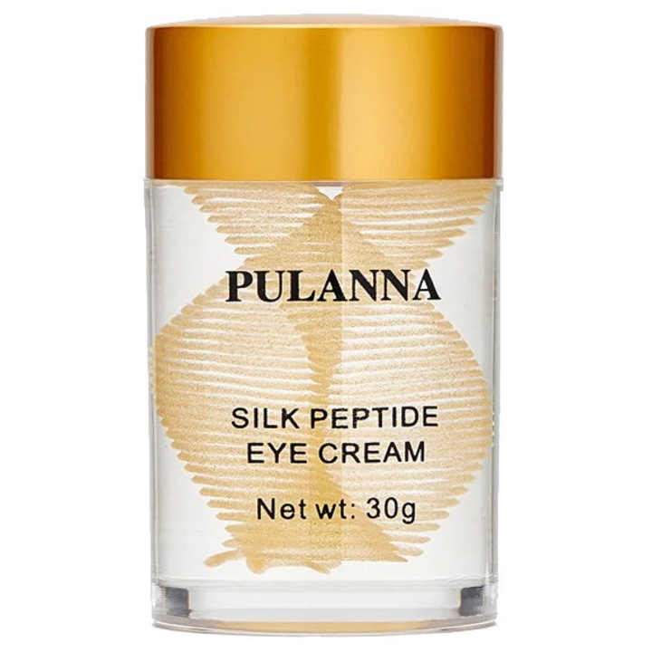 Pulanna крем за лице, околоочен гел крем, 30g, с копринени пептиди и растителни екстракти, за нормална и чувствителна кожа