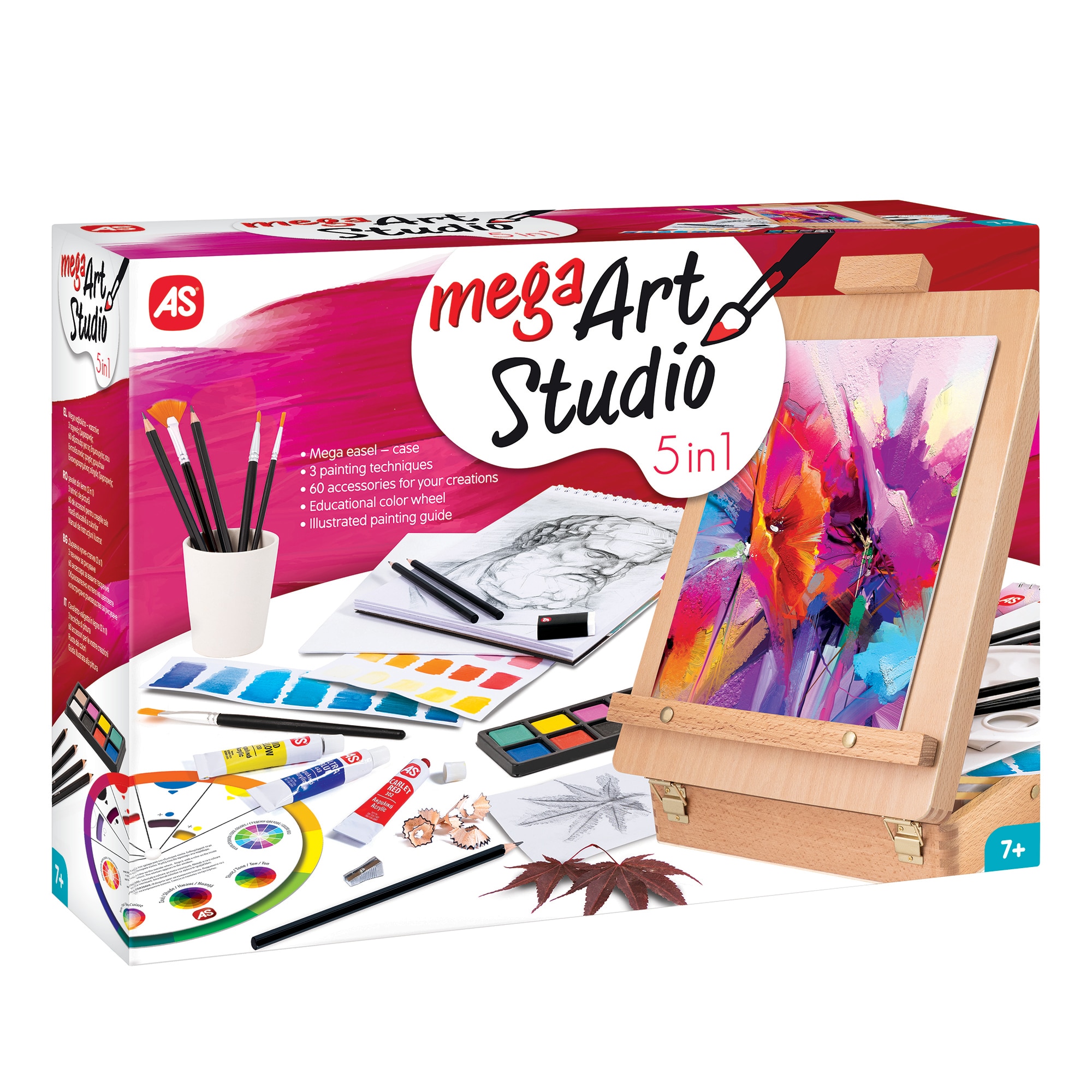 Set pentru desen 5 In 1 AS Art - Mega Art Studio - eMAG.ro