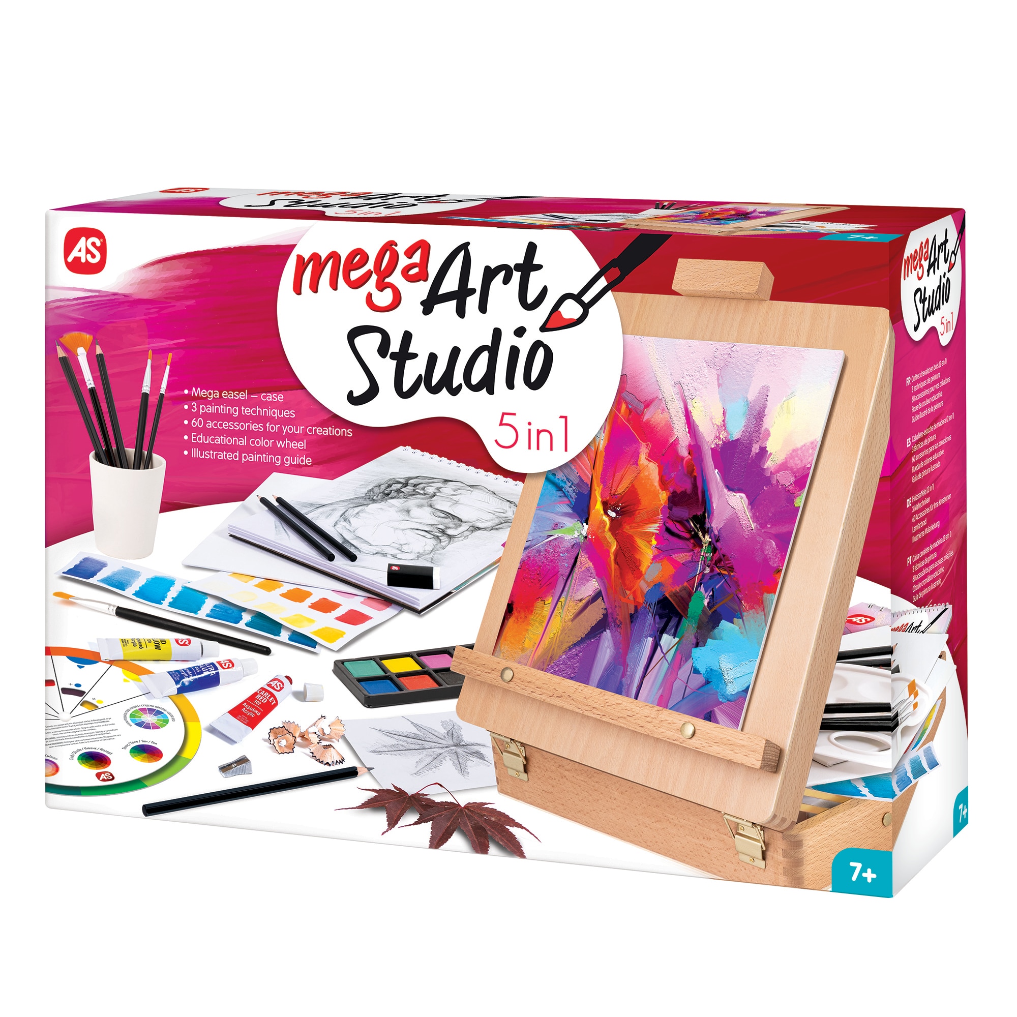 Set pentru desen 5 In 1 AS Art - Mega Art Studio - eMAG.ro