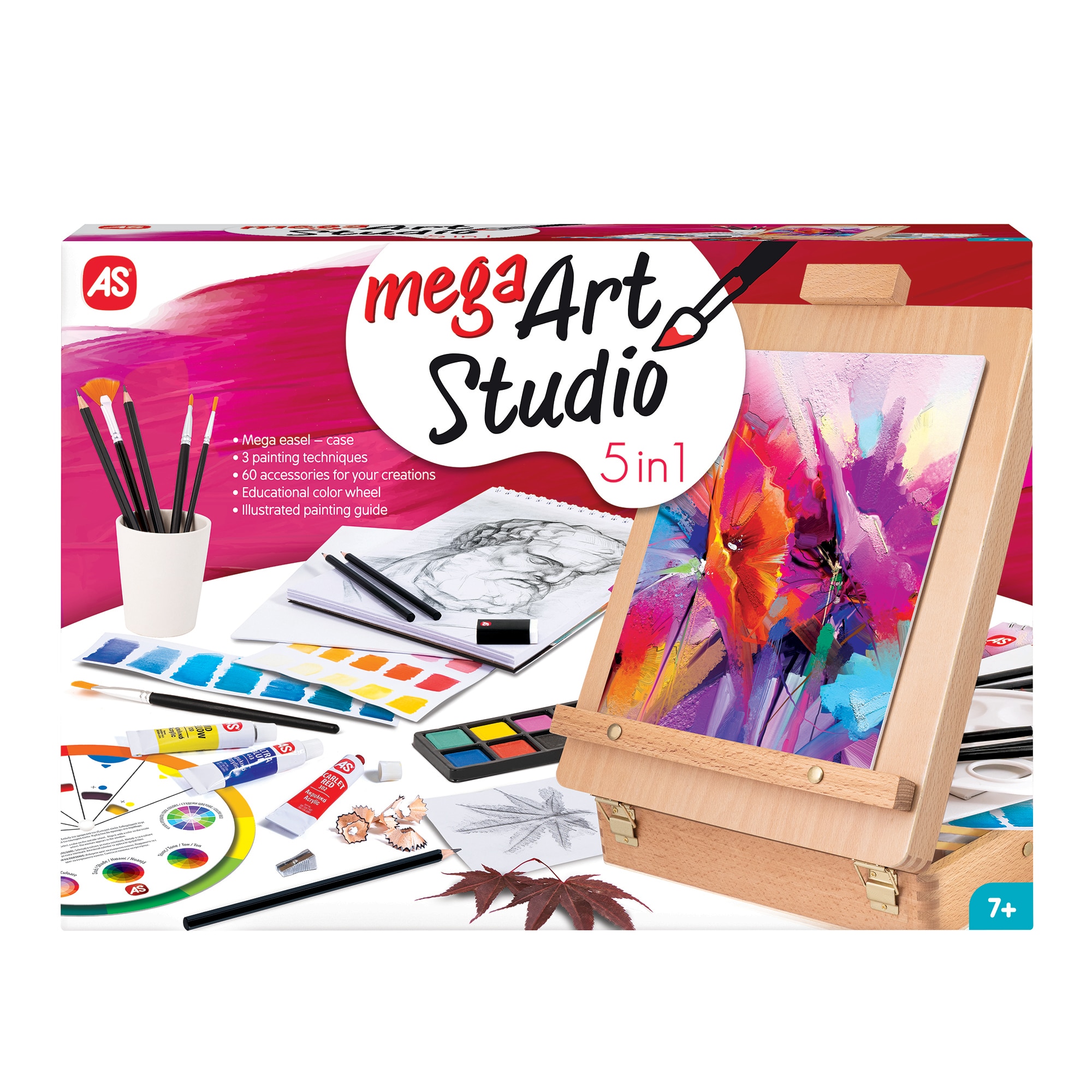 Set pentru desen 5 In 1 AS Art - Mega Art Studio - eMAG.ro