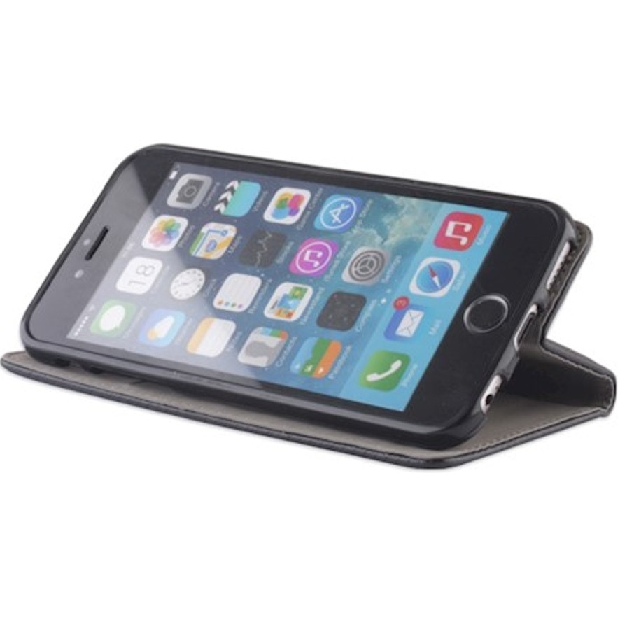 Husa de telefon compatibila cu Honor 400 5G, tip carte, inchidere magnetica, suport pentru card de credit, neagra