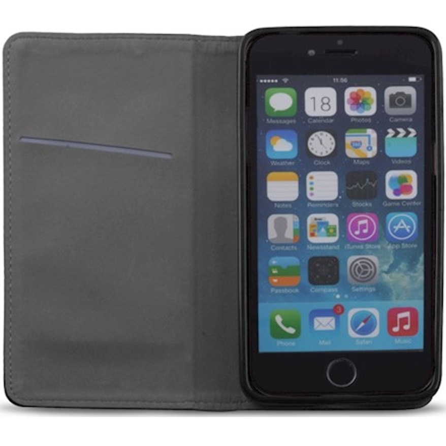 Husa de telefon compatibila cu Honor 400 5G, tip carte, inchidere magnetica, suport pentru card de credit, neagra