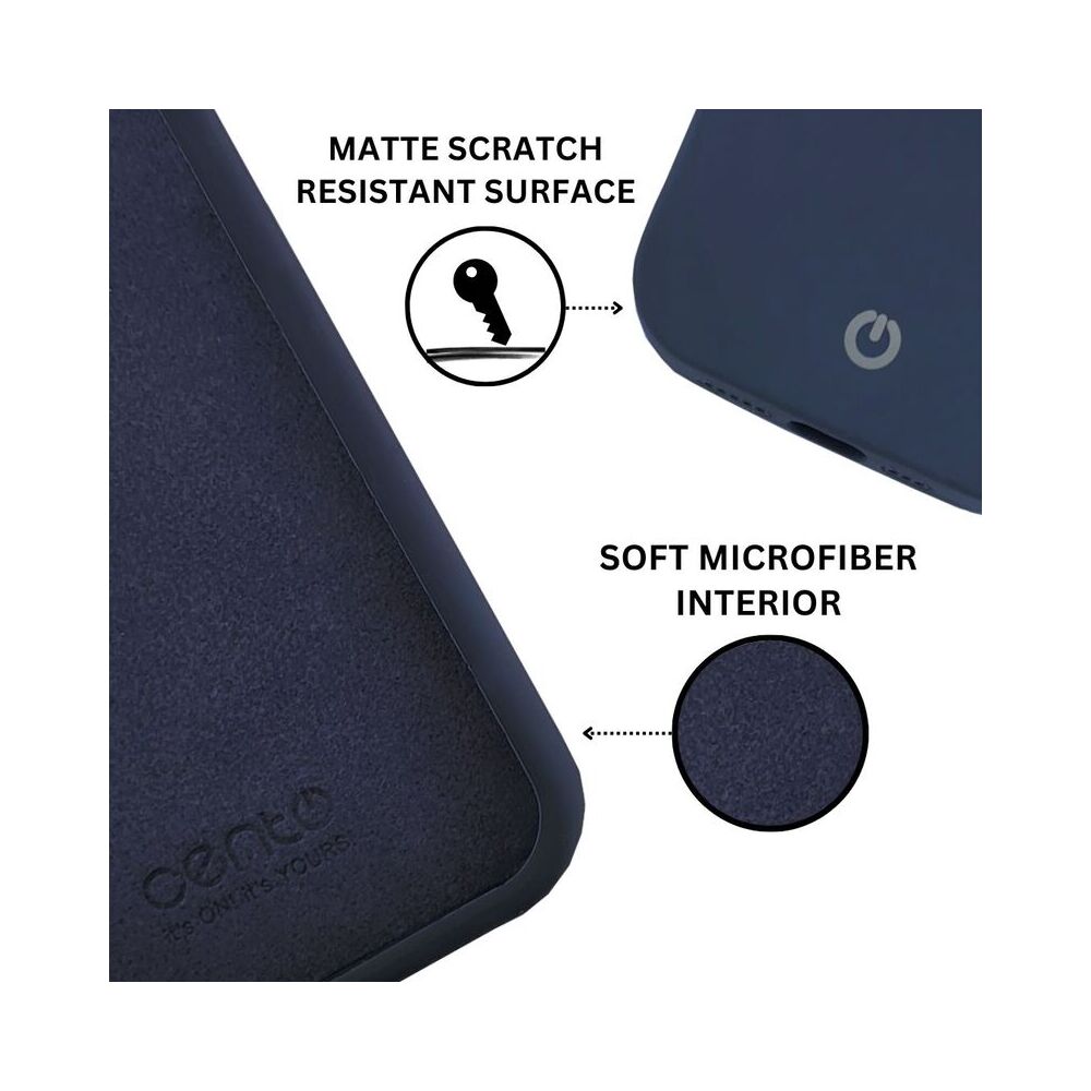 Husa CENTO RioPlus compatibila cu Apple Iphone 16 Space Blue (MAGSAFE)