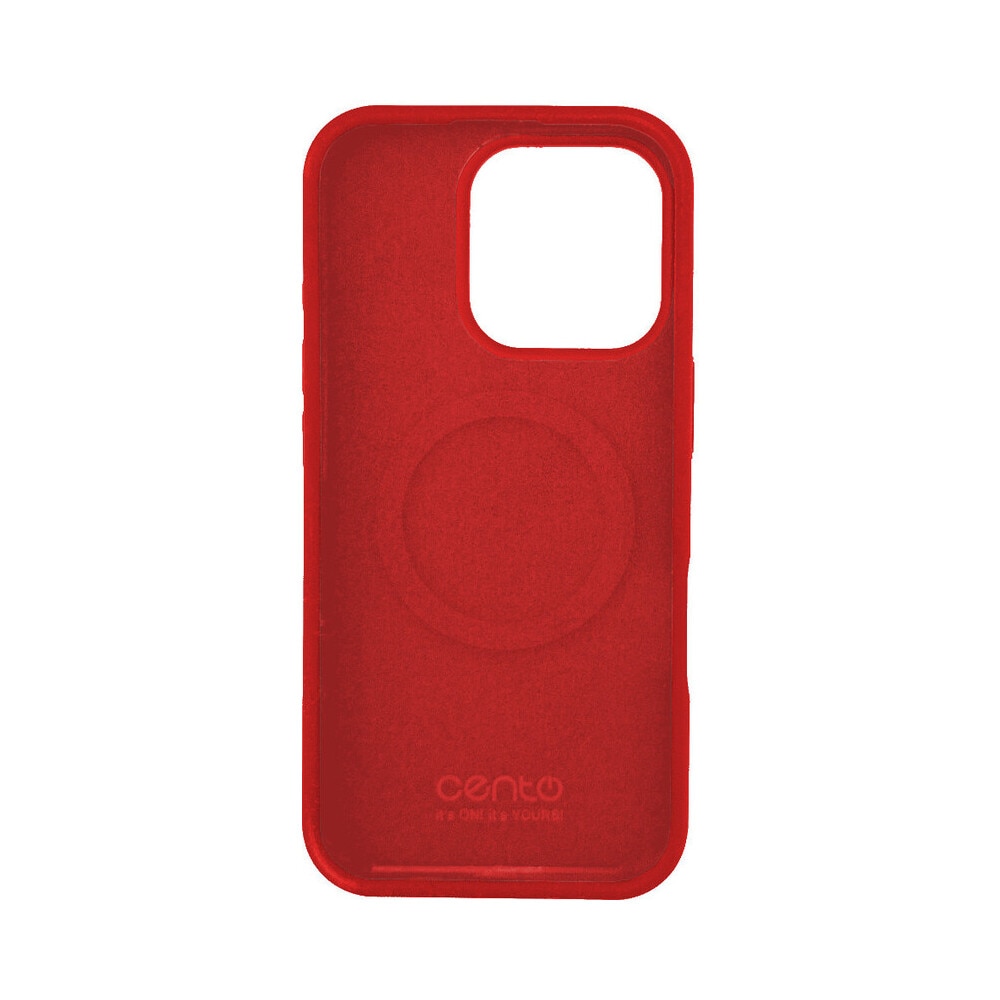 Husa CENTO RioPlus compatibila cu Apple Iphone 16 ProMax Scarlet Red (MAGSAFE)