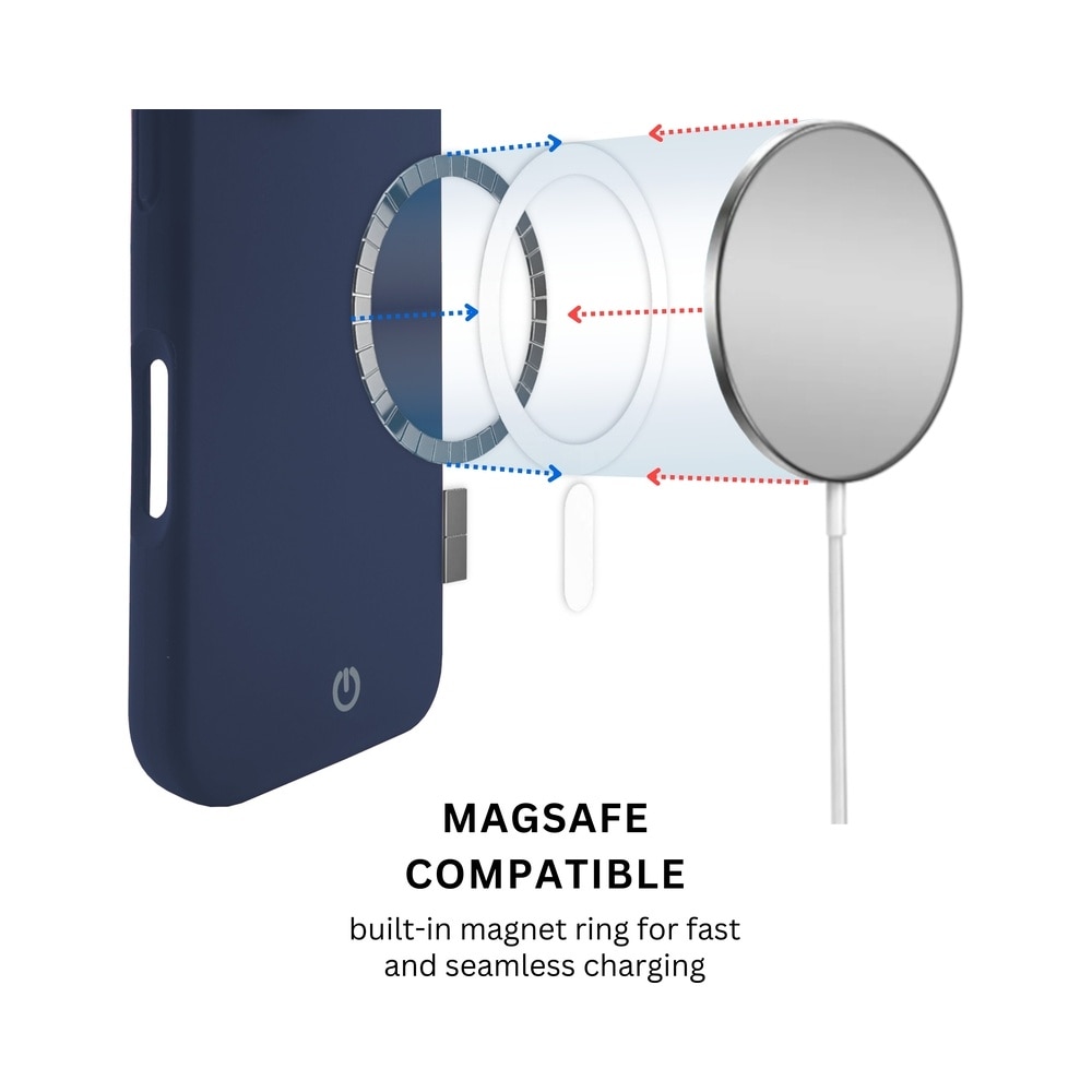 Husa CENTO RioPlus compatibila cu Apple Iphone 16 Space Blue (MAGSAFE)
