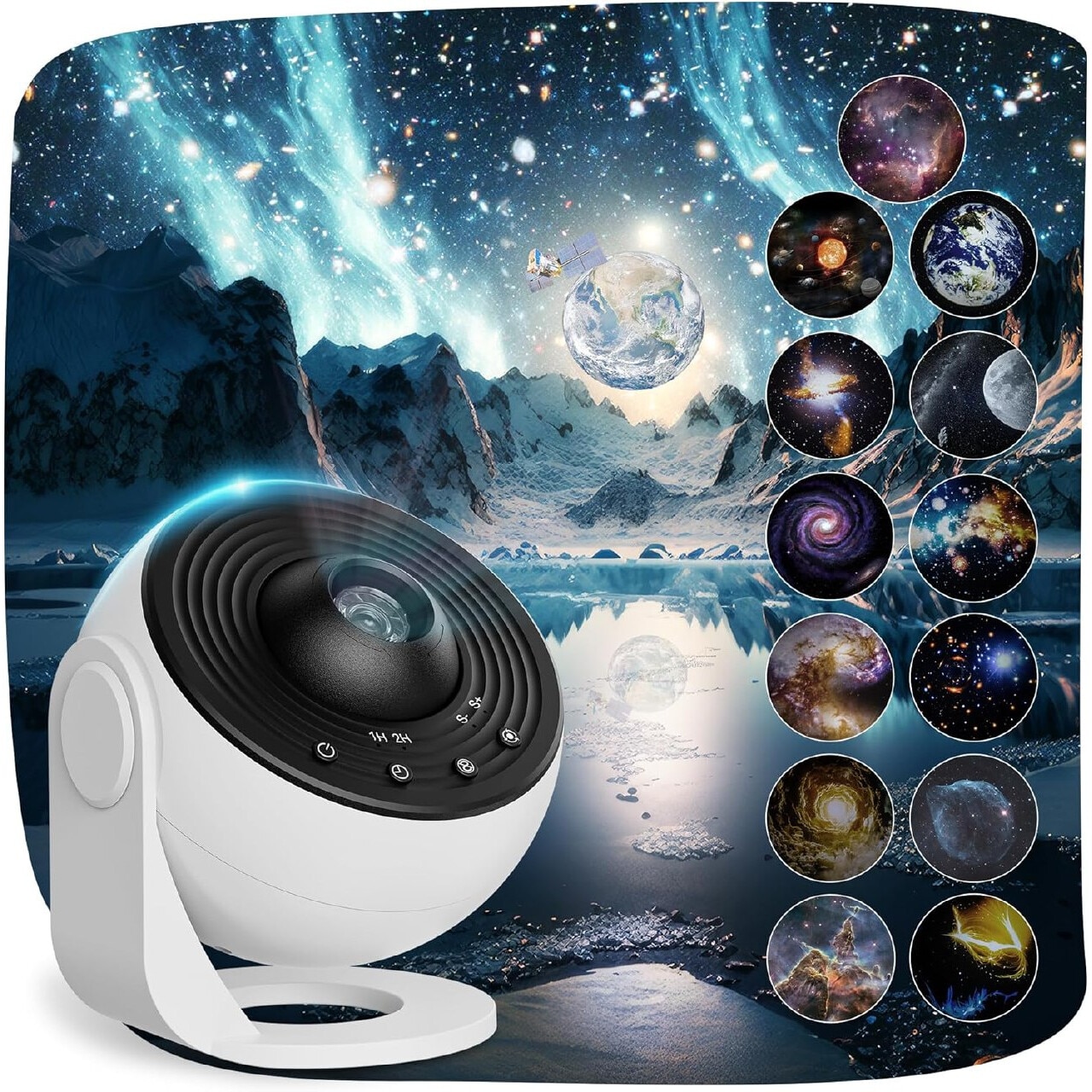 Proiectorul Cosmic HD Planetarium cu Stele, 13 in 1, Proiector Stele ...