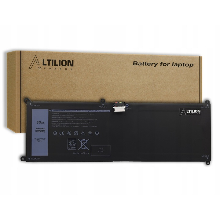 Akkumulátor 7VKV9 9TV5X V55D0 Dell Latitude 12 7275 / Dell XPS 12 9250